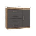 Jogo Completo De Quarto Orleans Atacama Grafite