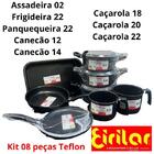 Jogo Conjunto De Panelas 8 Peças Eirilar Teflon Linha Especi