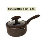 Jogo Conjunto Panelas Antiaderente Indução Marrom Hercules