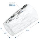 Jogo Copo Diamante 370ml 6 Peças Água Suco Refrigerante