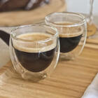 Jogo Copos Em Vidro Kenya Hot Cold 80ml 2 Peças