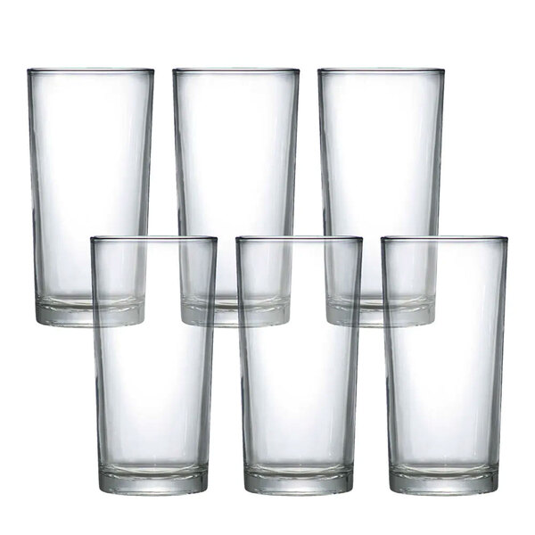 Jogo Copos Long Drink Água Suco Multiuso 255ml 6 Pçs Ruvolo