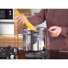 Jogo Cozi-pasta Solar Em Aco Inox Fundo Triplo Com Alcas 2 Pe