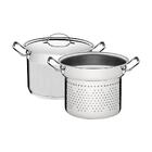 Jogo Cozi-pasta Tramontina Professional Em Aço Inox Fundo Tri