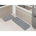 Jogo Cozinha 2 Tapete + 1 Passadeira Antiderrapante