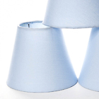 Jogo Cúpulas Para Lustre Azul (3 Unid.) Soquete E27