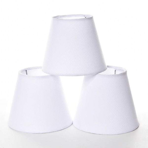 Jogo Cúpulas Para Lustre Branco (3 Unid.) Soquete E27