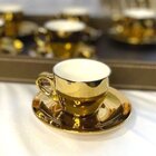 Jogo De 12 Pecas Para Cafe Chrominno Em New Bone China 80ml C