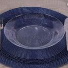 Jogo De 12 Pratos Fundos Astral Duralex 22,2cm Vidro Transpar