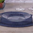 Jogo De 12 Pratos Fundos Astral Duralex 22,2cm Vidro Transpar