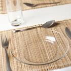 Jogo De 12 Pratos Fundos Astral Duralex 22,2cm Vidro Transpar