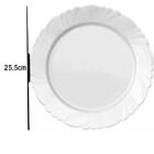 Jogo De 12 Pratos Rasos Pétala Duralex Opaline Vidro Temperad