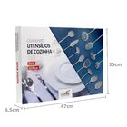 Jogo De 12 Utensílios De Cozinha 100% Inox Profissional Top