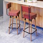 Jogo De 2 Bancos Alto Vintage Gourmet Victory Telha