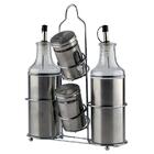 Jogo De 2 Galheteiros E 2 Portas Condimentos Dynasty - 27930