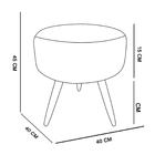 Jogo De 2 Poltronas 1 Namoradeira + Puff Brinde Hall De Entra