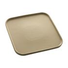 Jogo De 2 Pratos Wolff Nórdica Cinza Matt De Porcelana