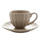 Jogo De 2 Xícaras Para Café Wolff Pétala De Porcelana Bege