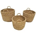 Jogo De 3 Cestas Com Alca Terra Em Fibra L Hermitage 23373