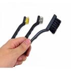 Jogo De 3 Escovas Aço Inox, Nylon E Latão