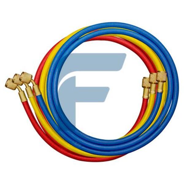 Jogo De 3 Mangueiras Para Manifold Eos 90 Cm R12 R22 E R502 1