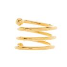 Jogo De 4 Anéis Para Guardanapos Wolff Coração Dourado De Met