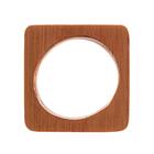 Jogo De 4 Anéis Para Guardanapos Woodart Quadrado Liptus Natu