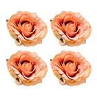 Jogo De 4 Aneis Rosa Para Guardanapo Em Plastico D7xa11cm Cor