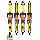 Jogo De 4 Cintas Com Catracas Caterpillar Para Reboque Carga