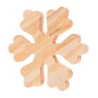 Jogo De 4 Descansos Para Panela Woodart Floco De Neve