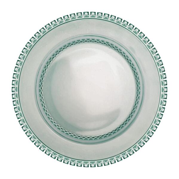 Jogo De 4 Pratos Diamante Para Sobremesa Em Cristal D19cm Cor