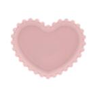 Jogo De 4 Pratos Wolff Heart  Beads De Porcelana Rose 12cm X