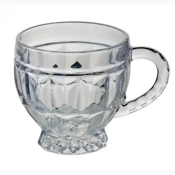 Jogo De 4 Xicaras De Cafe Em Cristal Renaissance 200ml Lyor