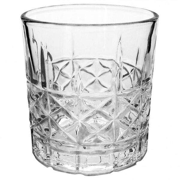 Jogo De 6 Copos Baixos Para Whisky Vidro 340 Ml Bread - Mimo