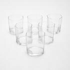 Jogo de 6 copos geométricos Nadir Figueiredo vidro 320ml