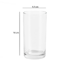 Jogo De 6 Copos Nadir 350ml Cylinder 38964