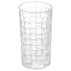 Jogo De 6 Copos Vidro Trançado 290ml 7,2x12,9cm Mimo Style