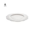 Jogo De 6 Pratos De Sobremesa Wolff Maldivas De Porcelana Pra