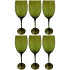 Jogo De 6 Taça Muret Para Vinho 320ml Verde Em Vidro
