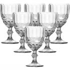 Jogo De 6 Taças De Água Libélula Transparente 325ml - Lyor