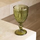 Jogo De 6 Taças De Água Wolff Greek Verde De Vidro 345ml