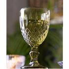 Jogo De 6 Taças De Água Wolff Greek Verde De Vidro 345ml