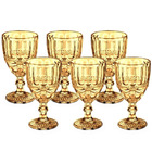 Jogo De 6 Taças De Vinho Âmbar Laço Verre 240ml - Mimo Style