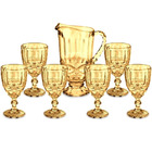 Jogo De 6 Taças De Vinho Âmbar Laço Verre 240ml - Mimo Style