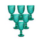 Jogo De 6 Taças E Jarra Folha Verde - Casambiente Javi050 Tcv