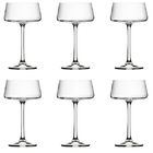 Jogo De 6 Taças Para Coquetel 220ml Cristal Xtra Bohemia