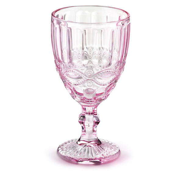 Jogo De 6 Taças Para Vinho Quartzo Rosa Laço Verre - Tc19109
