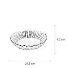 Jogo De 6 Travessas Pasabahce Redondas Aurora Em Vidro