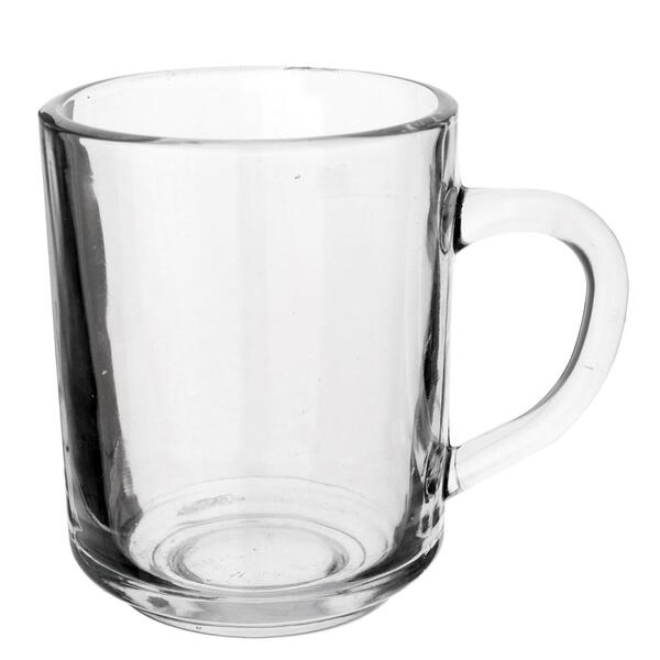 Jogo De 6 Xicaras Dcasa Para Chá Fiesta Em Vidro 245ml