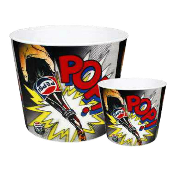 Jogo De  Peças Plásticas Para Pipoca Pepsi Comics 20368